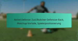 Nickel-Defense: Zusätzlicher Defensive Back, Matchup-Vorteile, Spielerpositionierung