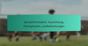 Spread-Formation: Ausrichtung, Passoptionen, Laufbedrohungen